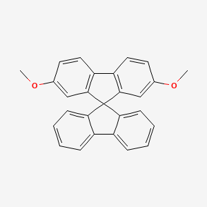 molecular formula C27H20O2 B12987066 2,7-Dimethoxy-9,9'-spirobi[fluorene] 