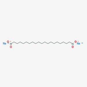 molecular formula C21H38Na2O4 B12987092 Sodium henicosanedioate 