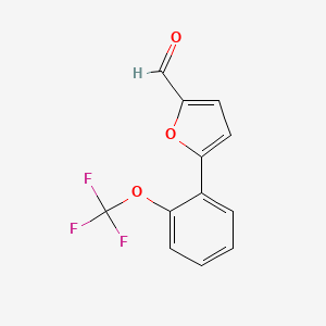 5-[2-(Trifluoromethoxy)phenyl]-2-furaldehyde