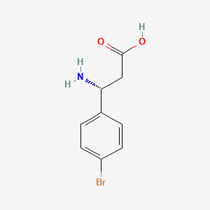 molecular formula C9H10BrNO2 B1298726 (r)-3-(p-Bromophenyl)-beta-alanine CAS No. 479074-63-0