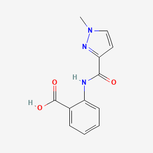 2-[(1-Methyl-1H-pyrazole-3-carbonyl)-amino]-benzoic acid