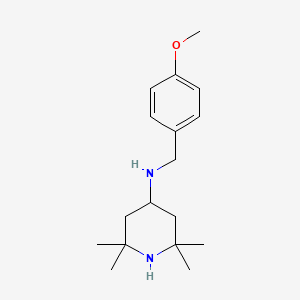 (4-Methoxy-benzyl)-(2,2,6,6-tetramethyl-piperidin-4-yl)-amine