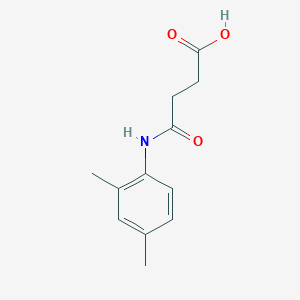 molecular formula C12H15NO3 B1298748 4-[(2,4-dimethylphenyl)amino]-4-oxobutanoic acid CAS No. 76475-63-3