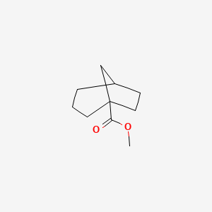 molecular formula C10H16O2 B12987487 Methyl bicyclo[3.2.1]octane-1-carboxylate 