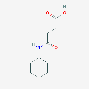 molecular formula C10H17NO3 B1298749 4-(Cyclohexylamino)-4-oxobutanoic acid CAS No. 21451-32-1