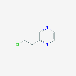 molecular formula C6H7ClN2 B12987603 2-(2-Chloroethyl)pyrazine 