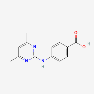 4-[(4,6-Dimethylpyrimidin-2-yl)amino]benzoic acid
