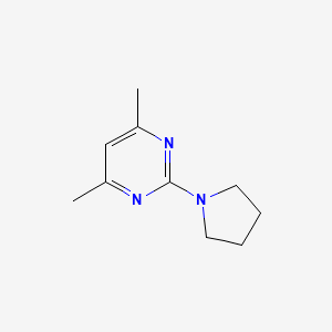 4,6-Dimethyl-2-pyrrolidin-1-ylpyrimidine