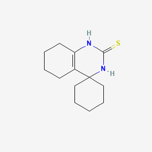 Spiro(cyclohexane-1,4'(1'H)-quinazoline)-2'(3'H)-thione, 5',6',7',8'-tetrahydro-
