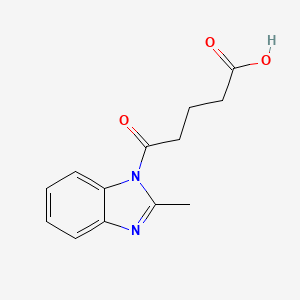 5-(2-Methyl-benzoimidazol-1-yl)-5-oxo-pentanoic acid