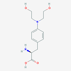 molecular formula C13H20N2O4 B129880 Dihydroxy melphatalan CAS No. 72143-20-5