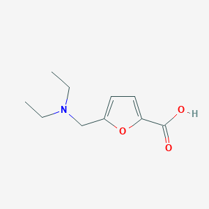 molecular formula C10H15NO3 B1298813 5-[(Diethylamino)methyl]-2-furoic acid CAS No. 436099-79-5