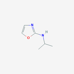 molecular formula C6H10N2O B12988139 N-Isopropyloxazol-2-amine 