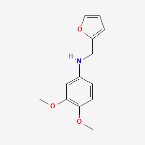 N-(furan-2-ylmethyl)-3,4-dimethoxyaniline