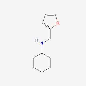 molecular formula C11H17NO B1298815 N-(furan-2-ylmethyl)cyclohexanamine CAS No. 435345-37-2