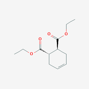 molecular formula C12H18O4 B12988194 diethyl (1S,2S)-cyclohex-4-ene-1,2-dicarboxylate 