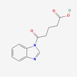 molecular formula C12H12N2O3 B1298822 5-Benzoimidazol-1-yl-5-oxo-pentanoic acid CAS No. 402944-72-3