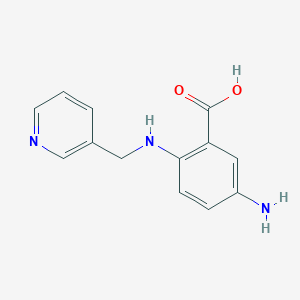 5-Amino-2-[(pyridin-3-ylmethyl)-amino]-benzoic acid