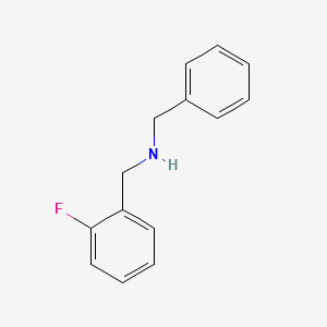 molecular formula C14H14FN B1298828 苄基-(2-氟苄基)-胺 CAS No. 69875-87-2