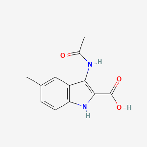 3-Acetylamino-5-methyl-1H-indole-2-carboxylic acid