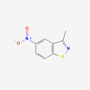molecular formula C8H6N2O2S B1298835 3-Methyl-5-nitrobenzoisothiazole CAS No. 35272-19-6