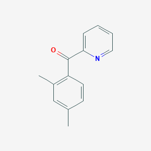 B1298836 2-(2,4-Dimethylbenzoyl)pyridine CAS No. 898780-45-5