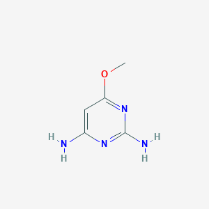 molecular formula C5H8N4O B1298838 6-甲氧基嘧啶-2,4-二胺 CAS No. 3270-97-1