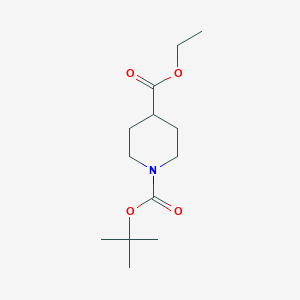 molecular formula C13H23NO4 B129884 Ethyl N-Boc-piperidine-4-carboxylate CAS No. 142851-03-4