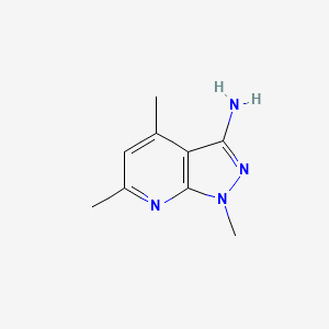 1,4,6-trimethyl-1H-pyrazolo[3,4-b]pyridin-3-amine