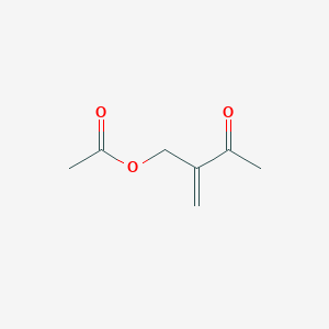 molecular formula C7H10O3 B129885 3-(Acetoxymethyl)-3-butene-2-one CAS No. 152958-65-1