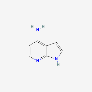 molecular formula C7H7N3 B1298853 1H-pyrrolo[2,3-b]pyridin-4-amine CAS No. 74420-00-1