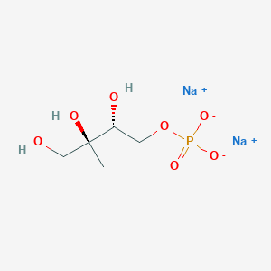 molecular formula C5H11Na2O7P B12988577 Sodium (2R,3S)-2,3,4-trihydroxy-3-methylbutyl phosphate 