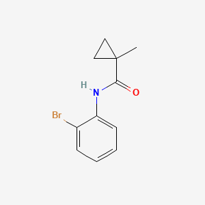 molecular formula C11H12BrNO B12988671 N-(2-Bromophenyl)-1-methylcyclopropanecarboxamide 