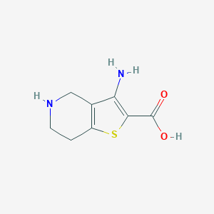 3-Amino-4,5,6,7-tetrahydrothieno[3,2-c]pyridine-2-carboxylic acid
