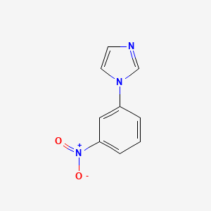 molecular formula C9H7N3O2 B1298887 1-(3-nitrophenyl)-1H-imidazole CAS No. 23309-09-3