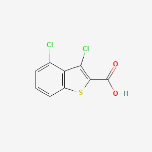 molecular formula C9H4Cl2O2S B1298899 3,4-Dichloro-1-benzothiophene-2-carboxylic acid CAS No. 34576-95-9
