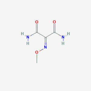 molecular formula C4H7N3O3 B12989003 2-(Methoxyimino)malonamide 