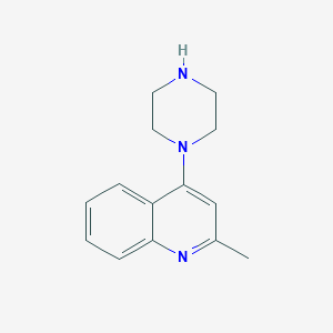 molecular formula C14H17N3 B1298905 2-甲基-4-哌嗪喹啉 CAS No. 82241-22-3
