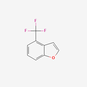 molecular formula C9H5F3O B12989096 4-(Trifluoromethyl)benzofuran CAS No. 1065076-52-9