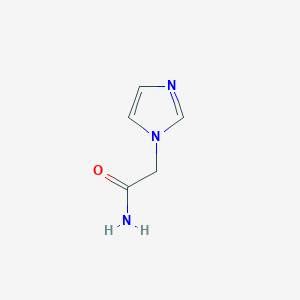 molecular formula C5H7N3O B1298936 2-(1H-imidazol-1-yl)acetamide CAS No. 65991-91-5