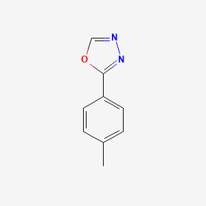 molecular formula C9H8N2O B1298945 2-(4-Methylphenyl)-1,3,4-oxadiazole CAS No. 827-58-7