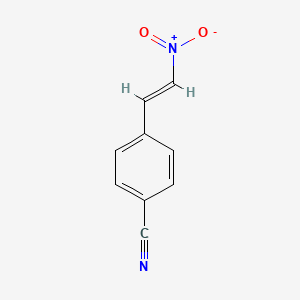 molecular formula C9H6N2O2 B1298947 (E)-4-(2-Nitrovinyl)benzonitrile CAS No. 5153-73-1