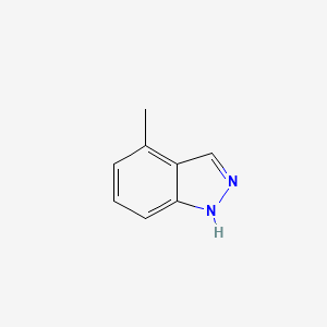 molecular formula C8H8N2 B1298952 4-methyl-1H-indazole CAS No. 3176-63-4