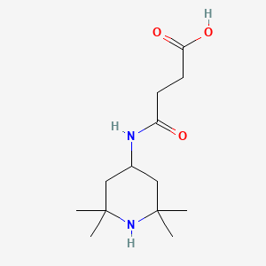 molecular formula C13H24N2O3 B1298966 4-Oxo-4-[(2,2,6,6-tetramethylpiperidin-4-yl)amino]butanoic acid CAS No. 63192-78-9