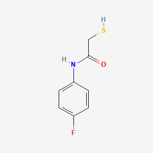 molecular formula C8H8FNOS B1298977 N1-(4-fluorophenyl)-2-mercaptoacetamide CAS No. 70453-50-8