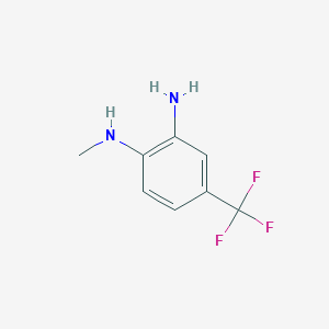 molecular formula C8H9F3N2 B1298979 n1-Methyl-4-(trifluoromethyl)benzene-1,2-diamine CAS No. 35203-49-7