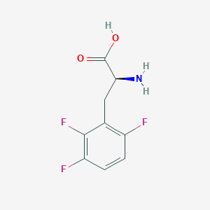 molecular formula C9H8F3NO2 B1298984 2,3,6-三氟-L-苯丙氨酸 CAS No. 873429-60-8