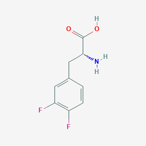 molecular formula C9H9F2NO2 B1298985 3,4-Difluoro-d-phenylalanine CAS No. 249648-08-6
