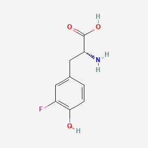 molecular formula C9H10FNO3 B1298997 3-fluoro-D-tyrosine CAS No. 64024-06-2