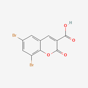 6,8-Dibromo-2-oxo-2h-chromene-3-carboxylic acid